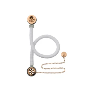 BC Designs Plug & Chain Concealed Bath Waste - Copper