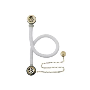 BC Designs Plug & Chain Concealed Bath Waste - Gold