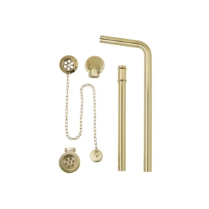 BC Designs Plug & Chain Exposed Ext Bath Waste  - Brushed Gold