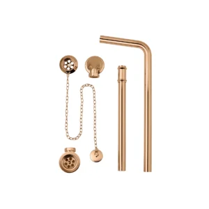 BC Designs Plug & Chain Exposed Ext Bath Waste  - Copper