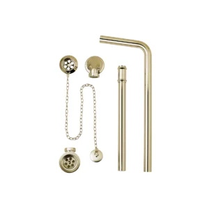 BC Designs Plug & Chain Exposed Ext Bath Waste  - Gold