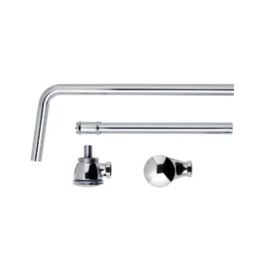 BC Designs Push Down Exposed Bath Waste - Chrome