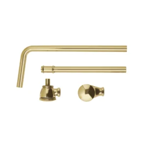 BC Designs Push Down Exposed Bath Waste - Brushed Gold