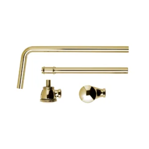 BC Designs Push Down Exposed Bath Waste - Gold