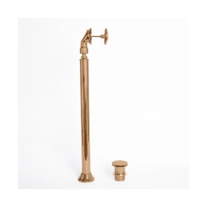 BC Designs Push Down Freestanding Bath Waste - Brushed Copper