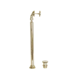 BC Designs Push Down Freestanding Bath Waste - Brushed Gold