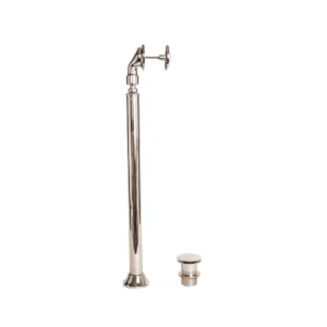 BC Designs Push Down Freestanding Bath Waste - Nickel