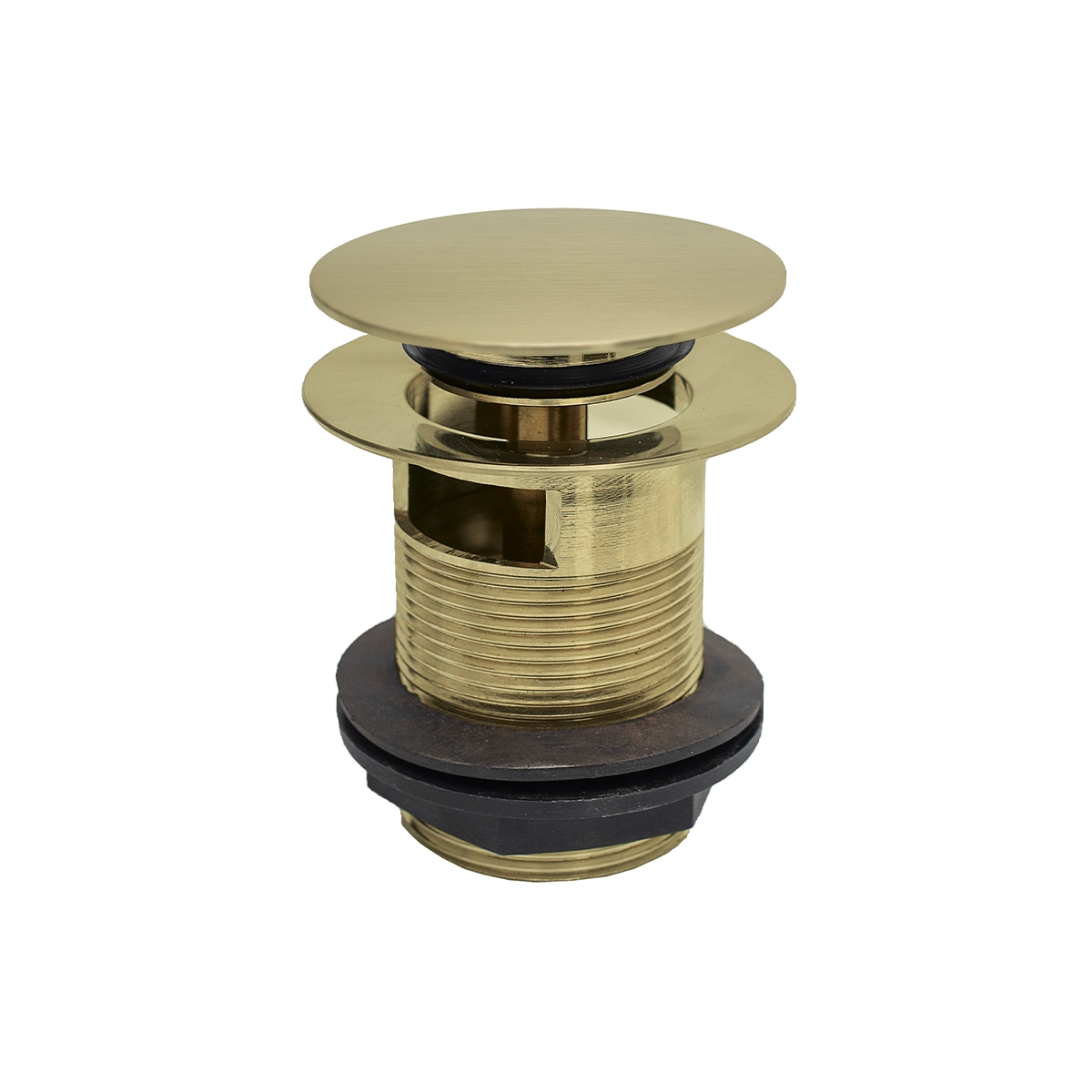 BC Designs Push Down Bath Waste 70mm (Slotted) - Brushed Gold