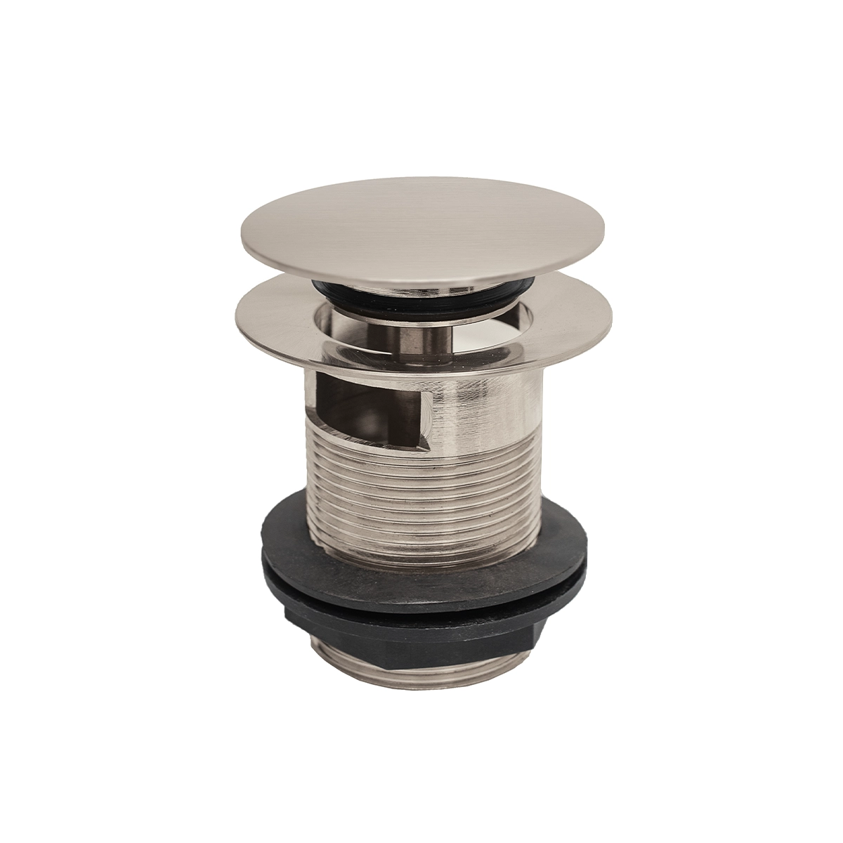 BC Designs Push Down Bath Waste 70mm (Slotted) - Brushed Nickel