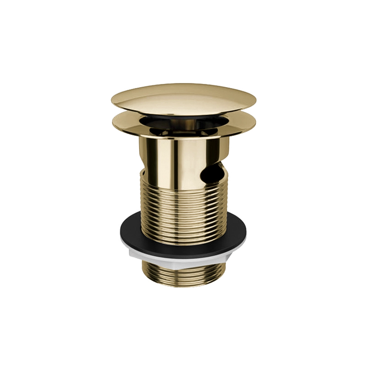 BC Designs Push Down Bath Waste 70mm (Slotted) - Gold