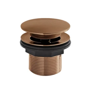 BC Designs Push Down Bath Waste 60mm (Unslotted) - Brushed Copper
