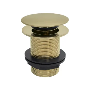 BC Designs Push Down Bath Waste 60mm (Unslotted) - Brushed Gold