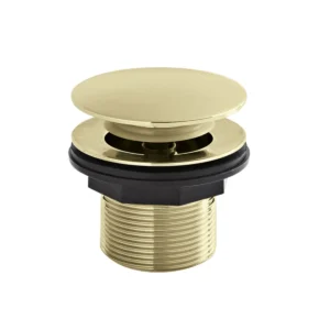 BC Designs Push Down Bath Waste 60mm (Unslotted) - Gold