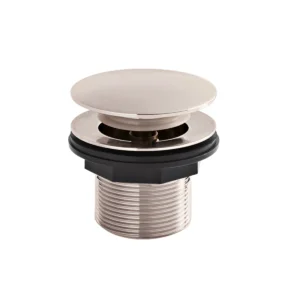BC Designs Push Down Bath Waste 60mm (Unslotted) - Nickel