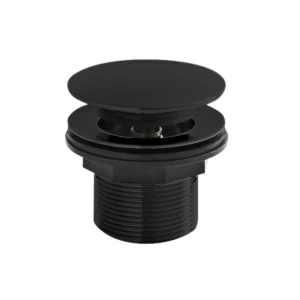 BC Designs Push Down Bath Waste 60mm (Unslotted) - Black Silk