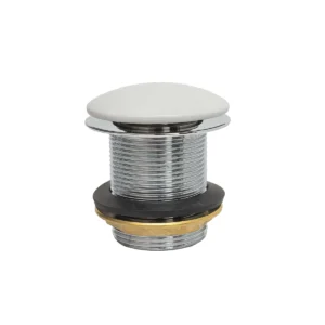 BC Designs Push Down Bath Waste 60mm (Unslotted) - Powder Grey
