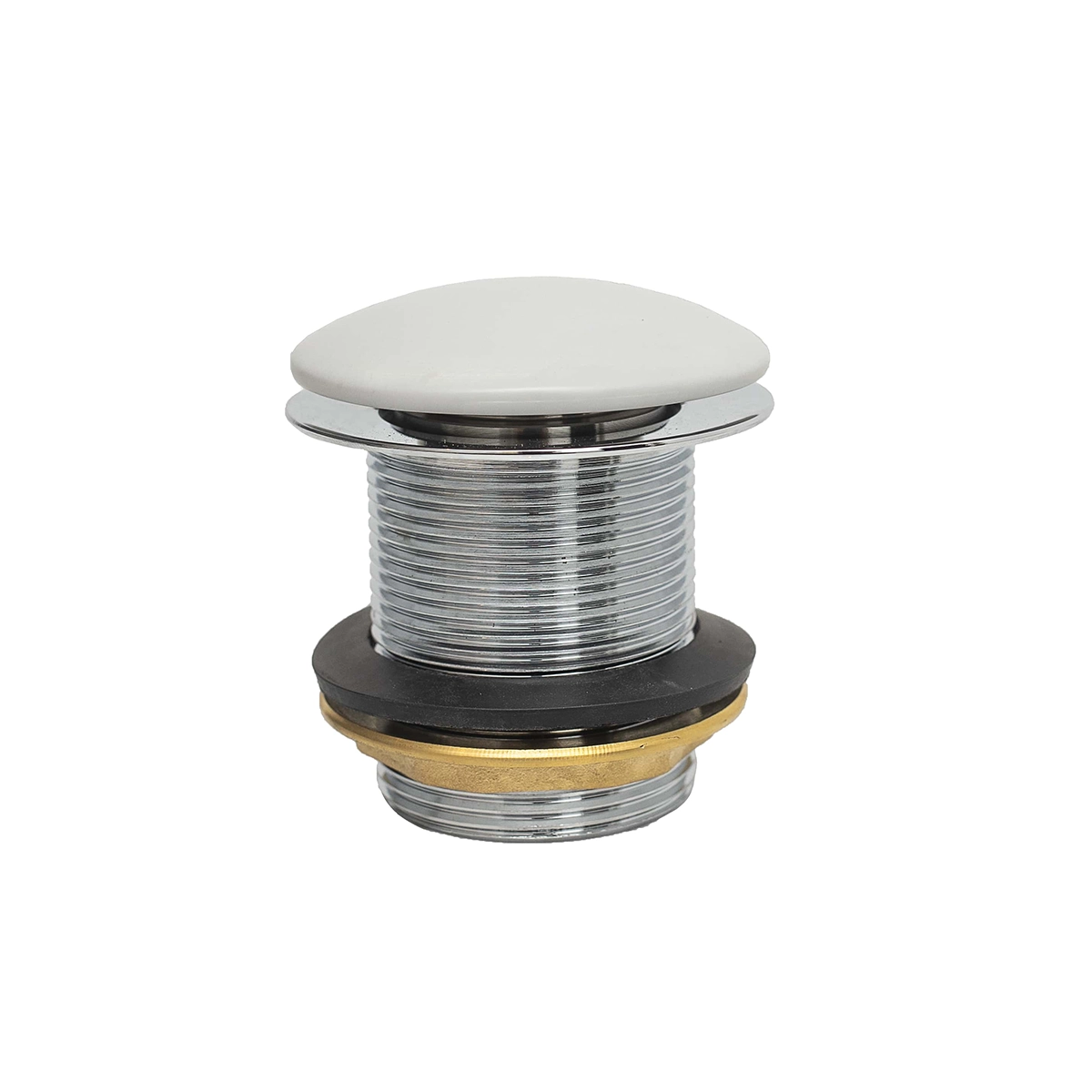 BC Designs Push Down Bath Waste 60mm (Unslotted) - Powder Grey