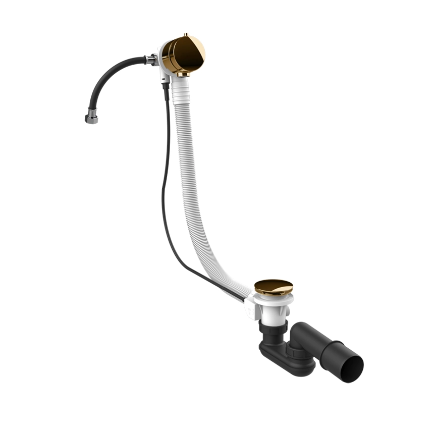 Gessi Anello bath waste with overflow filler