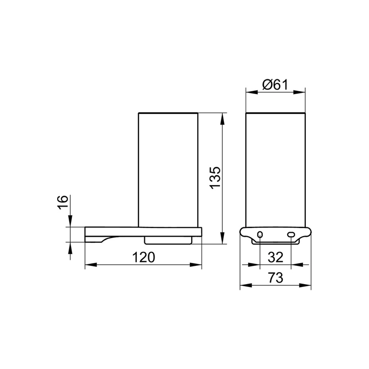 Keuco Edition 400 Tumbler Holder, Chrome - Image 2