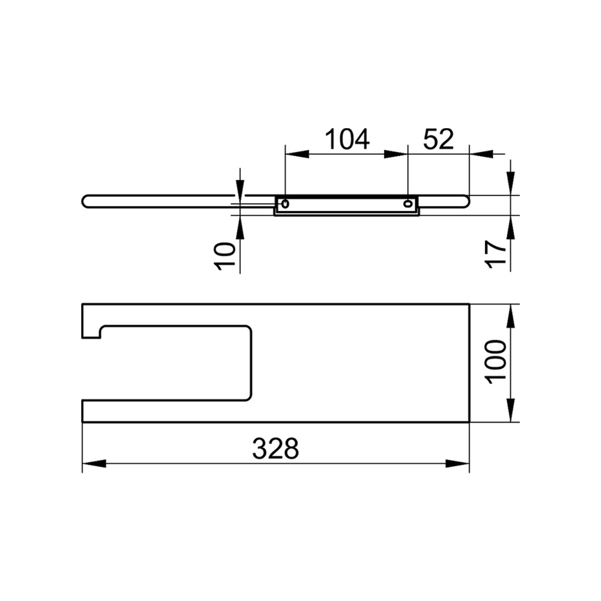 Keuco Edition 400 Toilet Paper Holder - Image 2