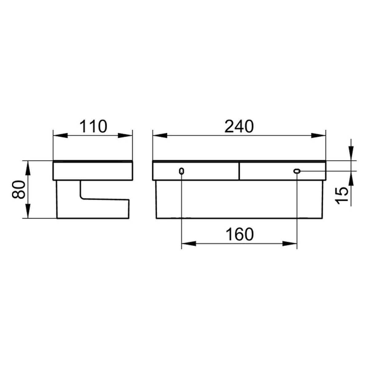 Keuco Moll Rectangle Shower basket - Image 2