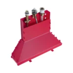 Basic set for 3 hole rim mounted single lever bath mixer with Secuflex