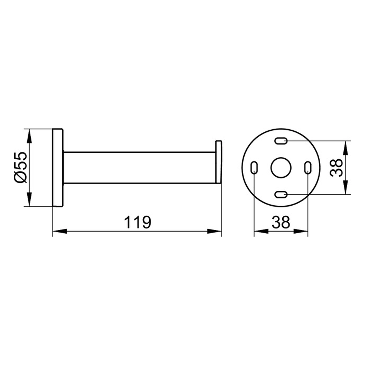 Keuco Plan Spare paper holder - Image 2