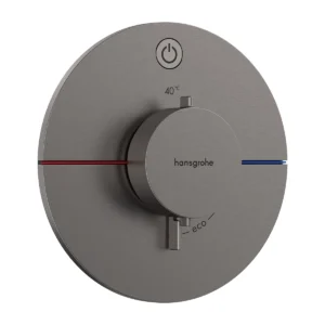 ShowerSelect Comfort S 1 Outlet Brushed Black Chrome