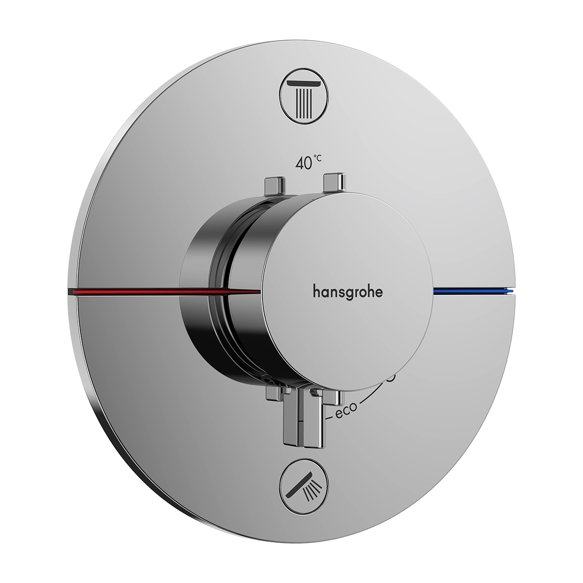 ShowerSelect Comfort S 2 Outlet Chrome