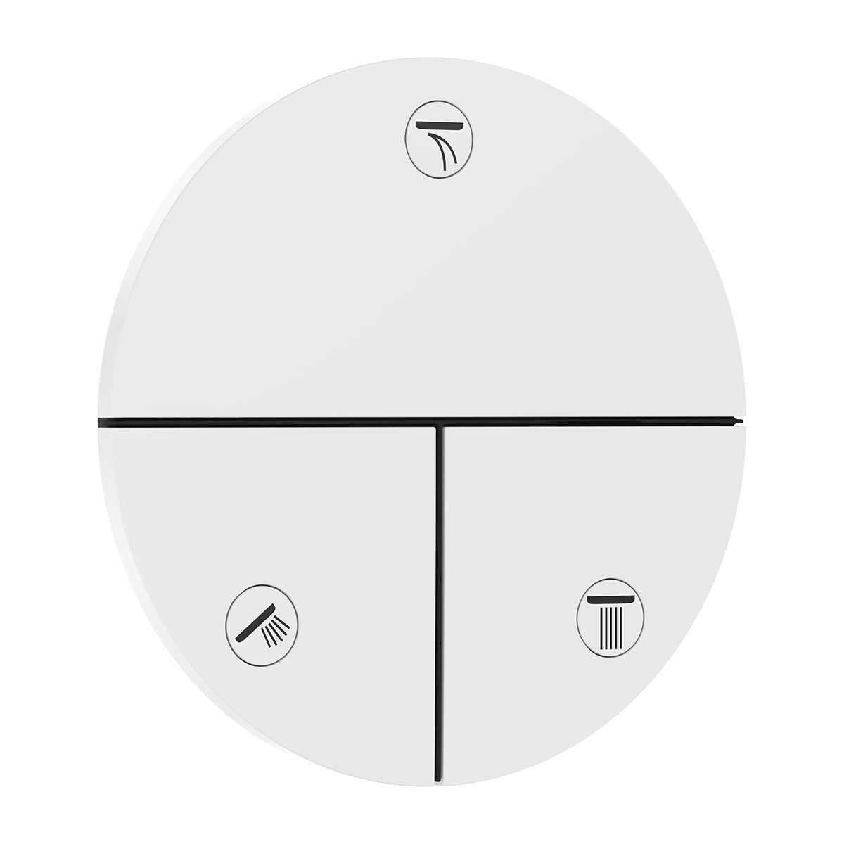ShowerSelect Comfort S 3 Outlet Matt White