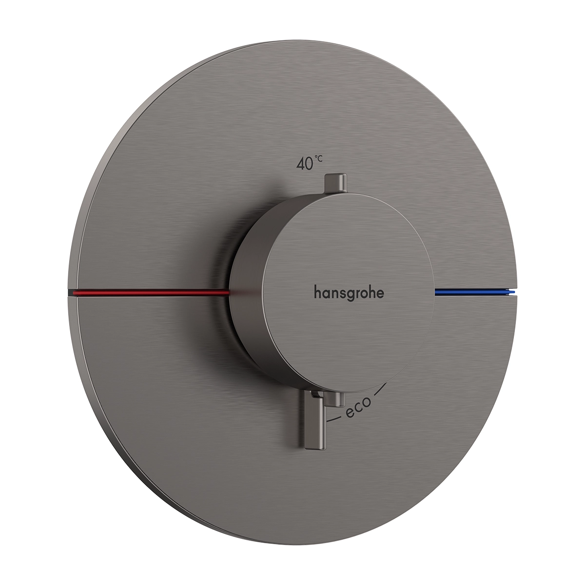 ShowerSelect Comfort S Temperature Control Brushed Black Chrome