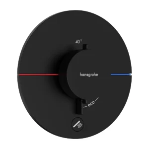 ShowerSelect Comfort S Temperature Control With 1 Outlet Matt Black