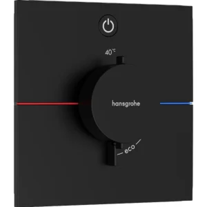 ShowerSelect Comfort E 1 Outlet Matt Black