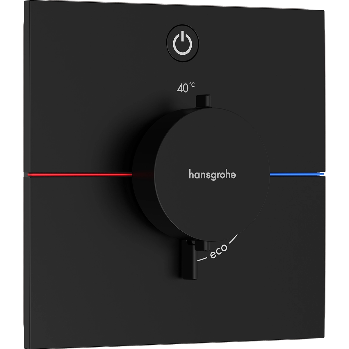 ShowerSelect Comfort E 1 Outlet Matt Black