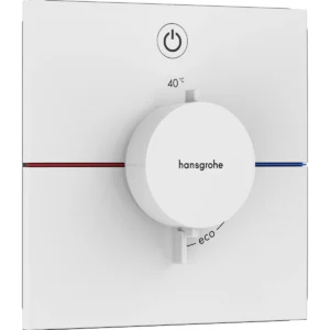 ShowerSelect Comfort E 1 Outlet Matt White