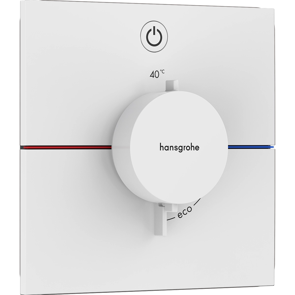 ShowerSelect Comfort E 1 Outlet Matt White