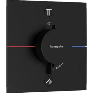 ShowerSelect Comfort E 2 Outlet Matt Black