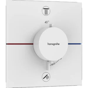 ShowerSelect Comfort E 2 Outlet Matt White