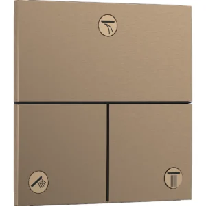 ShowerSelect Comfort E 3 Outlet Brushed Bronze