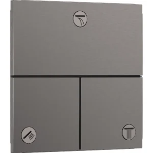 ShowerSelect Comfort E 3 Outlet Brushed Black Chrome