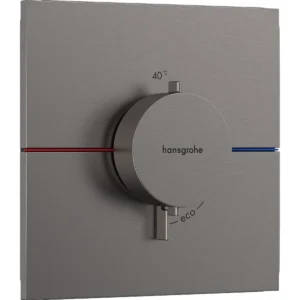 ShowerSelect Comfort E Temperature Control Brushed Black Chrome