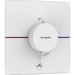 ShowerSelect Comfort E Temperature Control With 1 Outlet Matt White