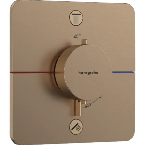 ShowerSelect Comfort Q 2 Outlet Brushed Bronze