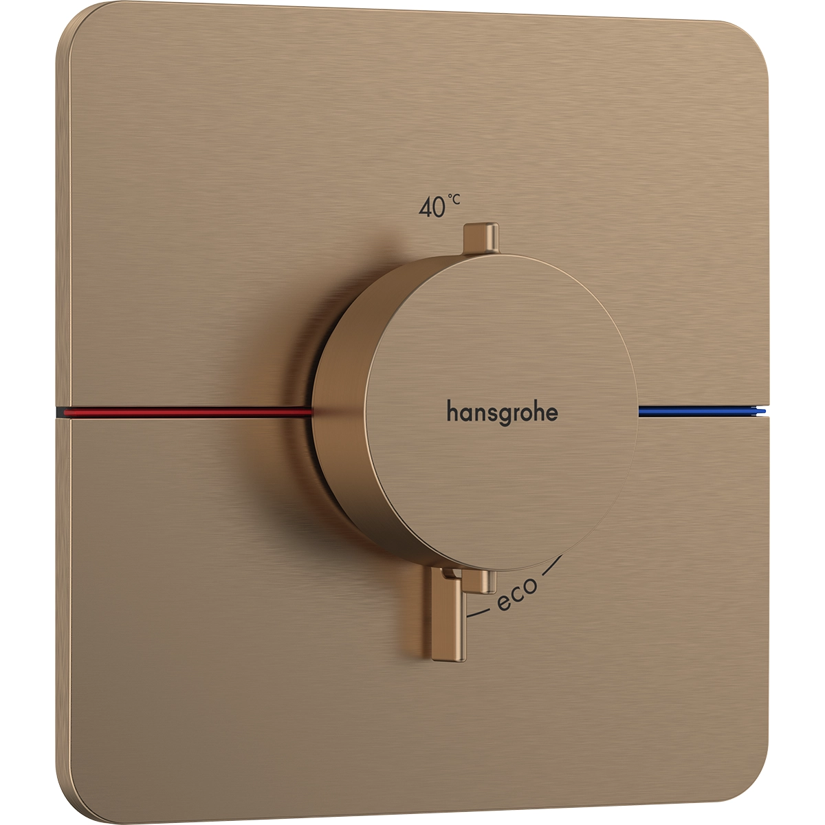 ShowerSelect Comfort Q Temperature Control Brushed Bronze