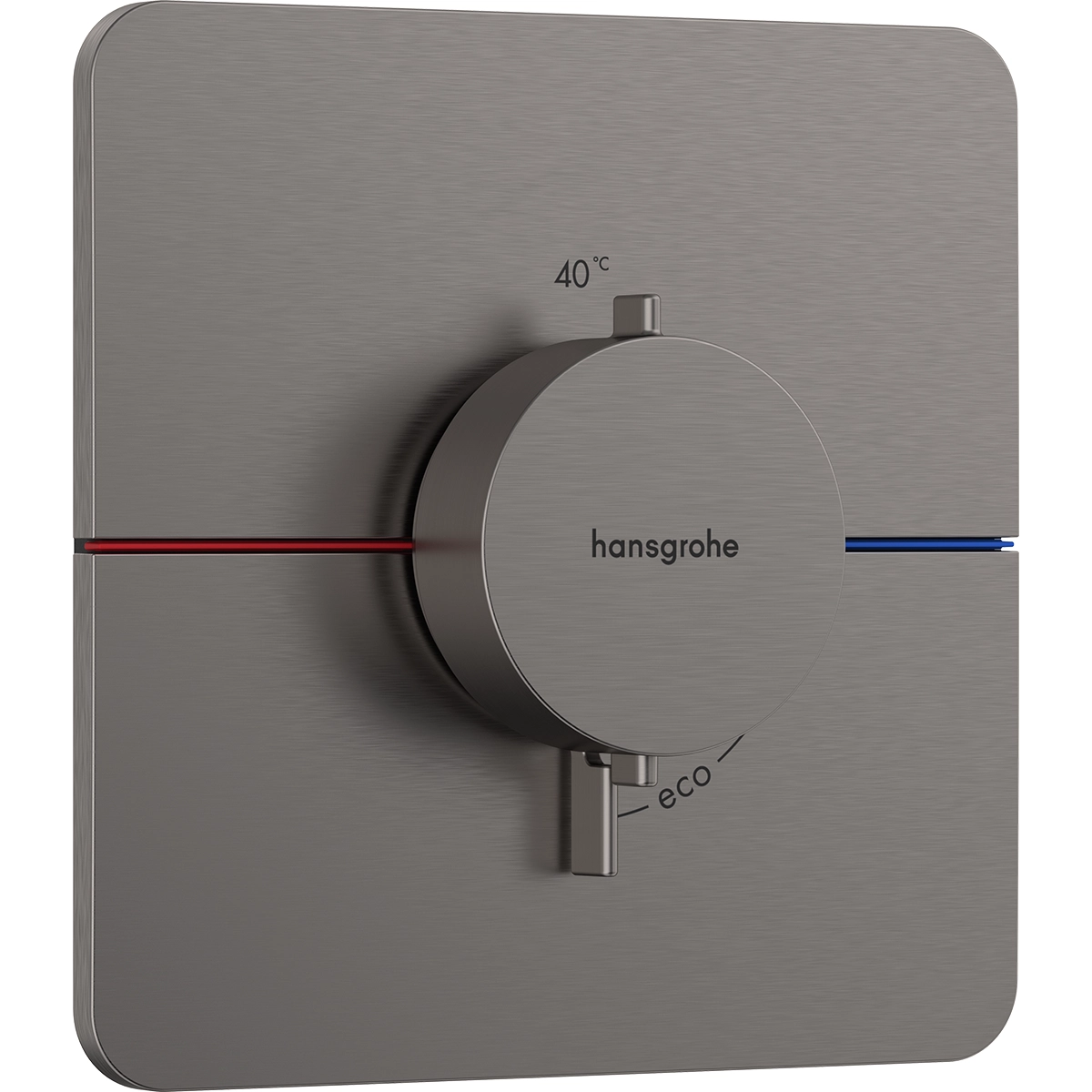 ShowerSelect Comfort Q Temperature Control Brushed Black Chrome