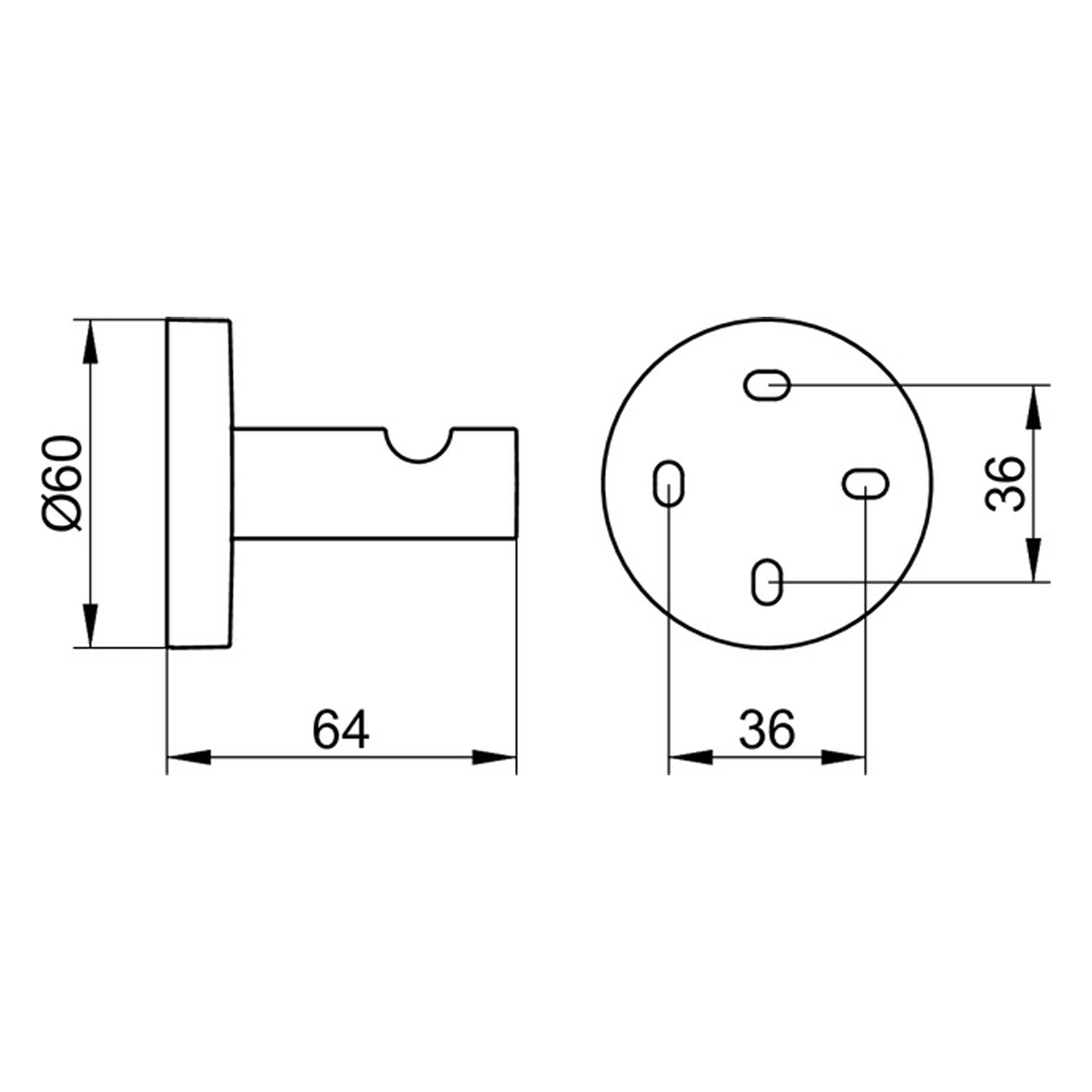 Keuco Edition 90 Towel Hook - Image 2