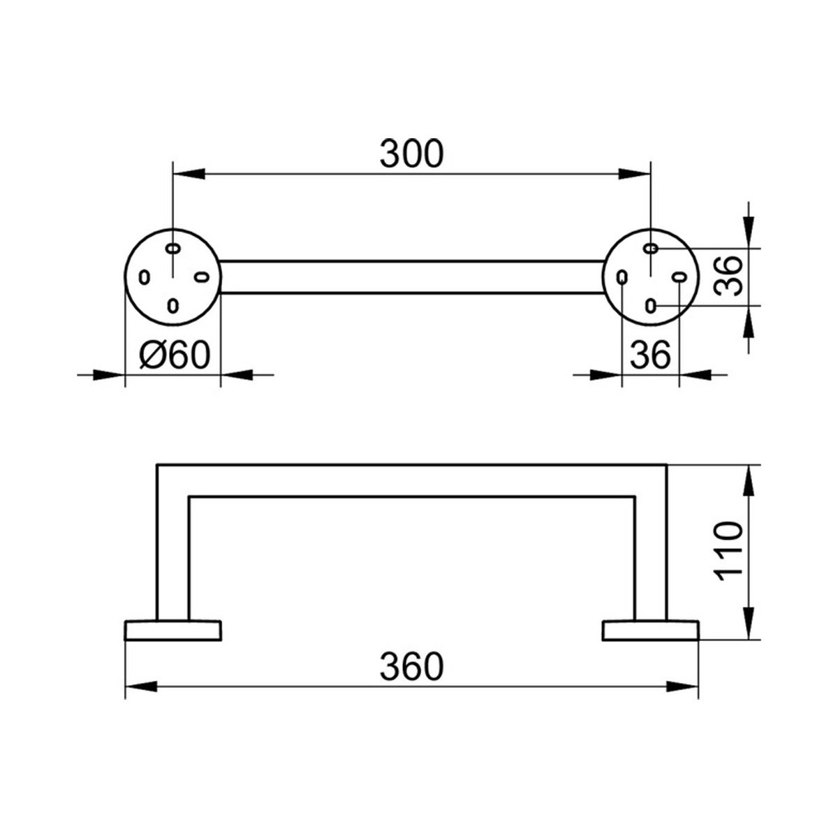 Keuco Edition 90 Towel Ring - Image 2