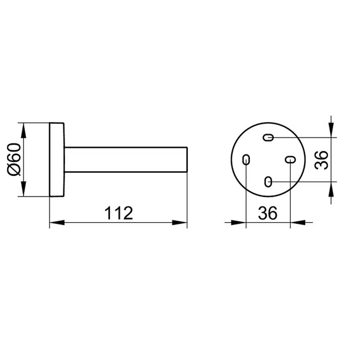 Keuco Edition 90 Spare Paper Holder - Image 2