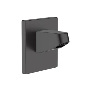 Pulsify Wall connector for overhead shower 105  Matt Black