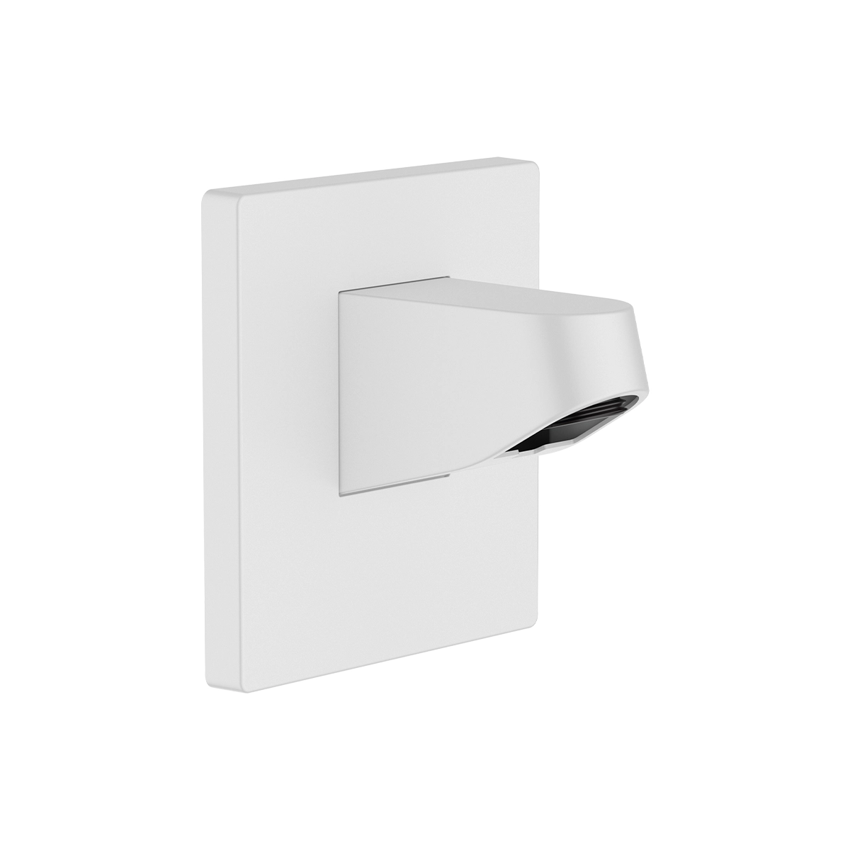 Pulsify Wall connector for overhead shower 105 Matt White